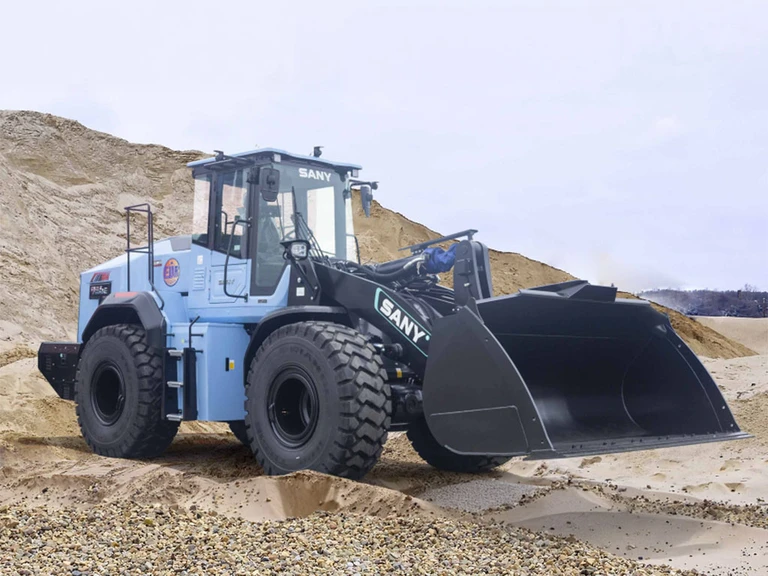 Elektriska hjullastare