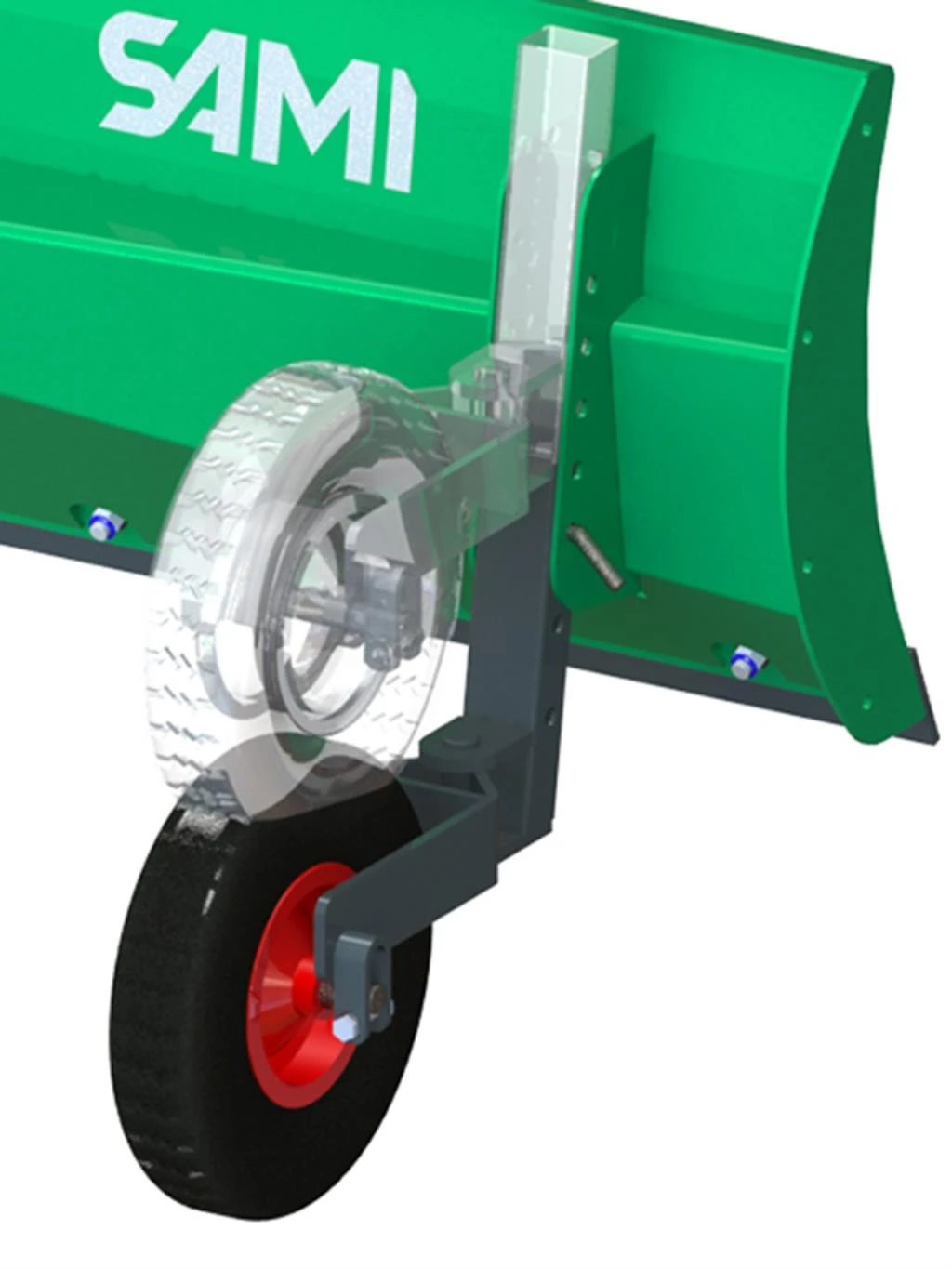 Hjul med hållare, 4.00-8